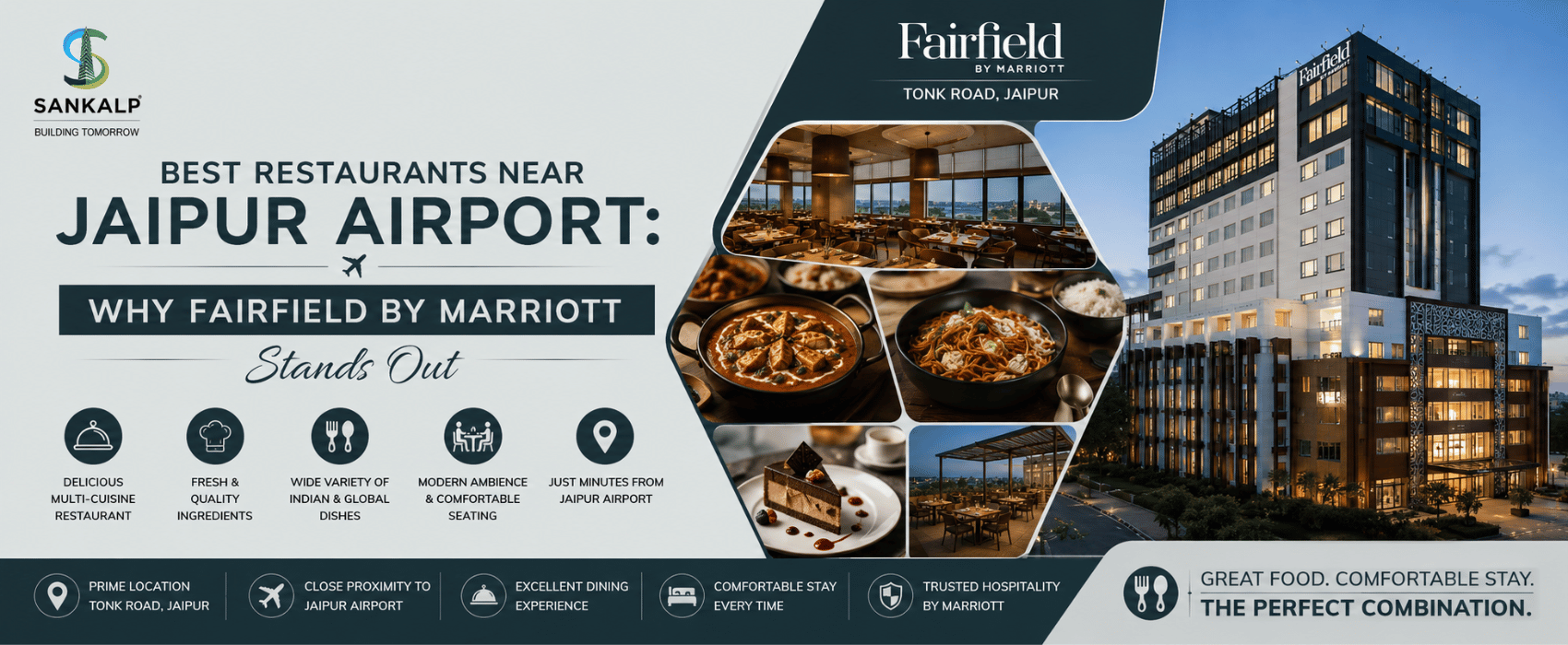 Best Restaurants Near Jaipur Airport: Why Fairfield by Marriott Stands Out